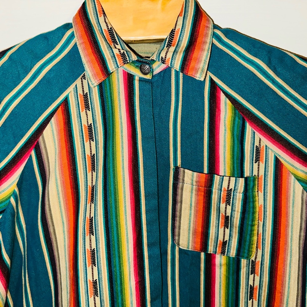 Aztec Southwest Women’s Cowgirl Large Shirt (slight flaw)